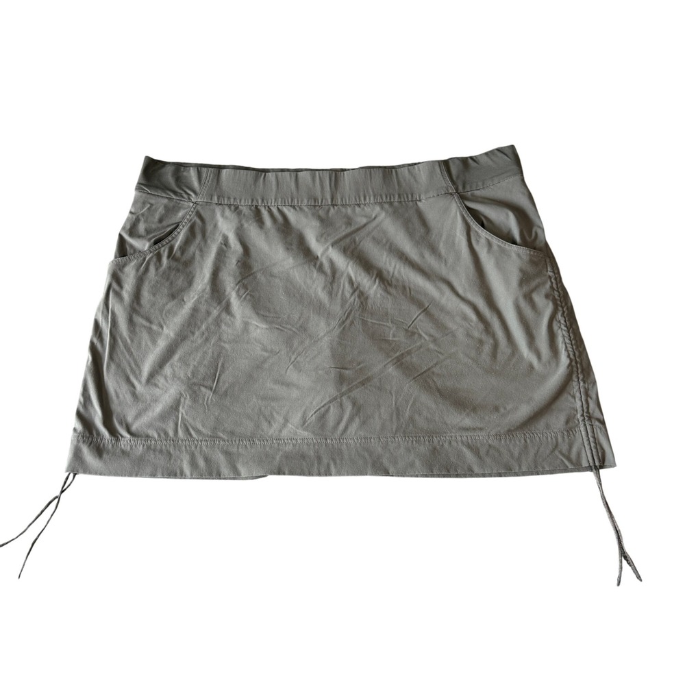 Columbia Omni-Shield Gray Active Skort Womens 3X Plus Size Hiking Outdoor